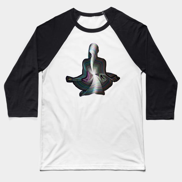 Yoga & meditation Baseball T-Shirt by EmaUness1art